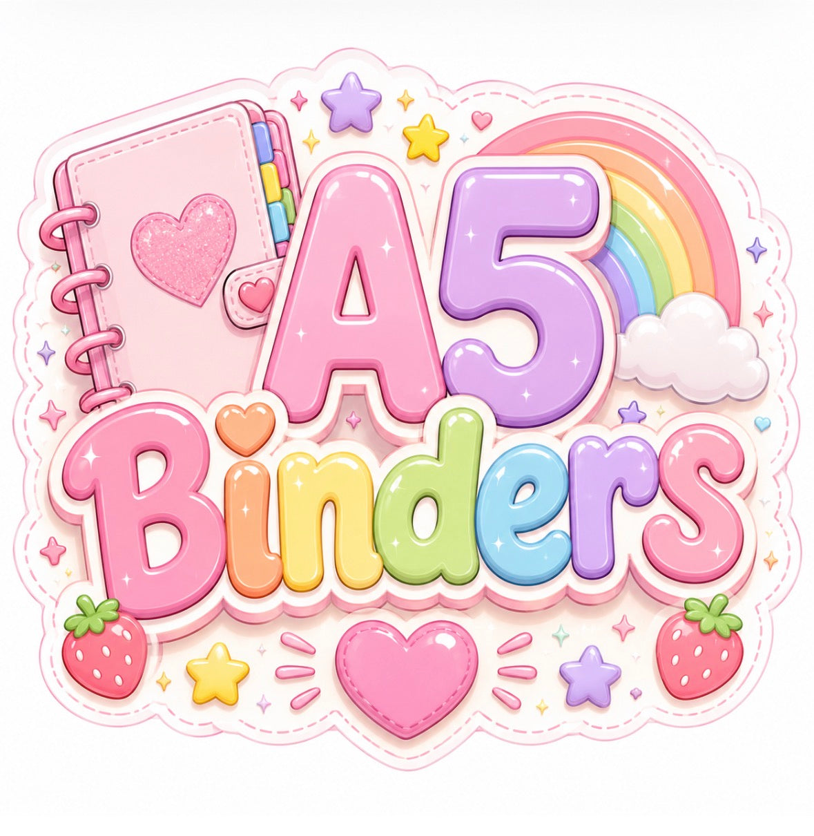 A5 Binders with Paper