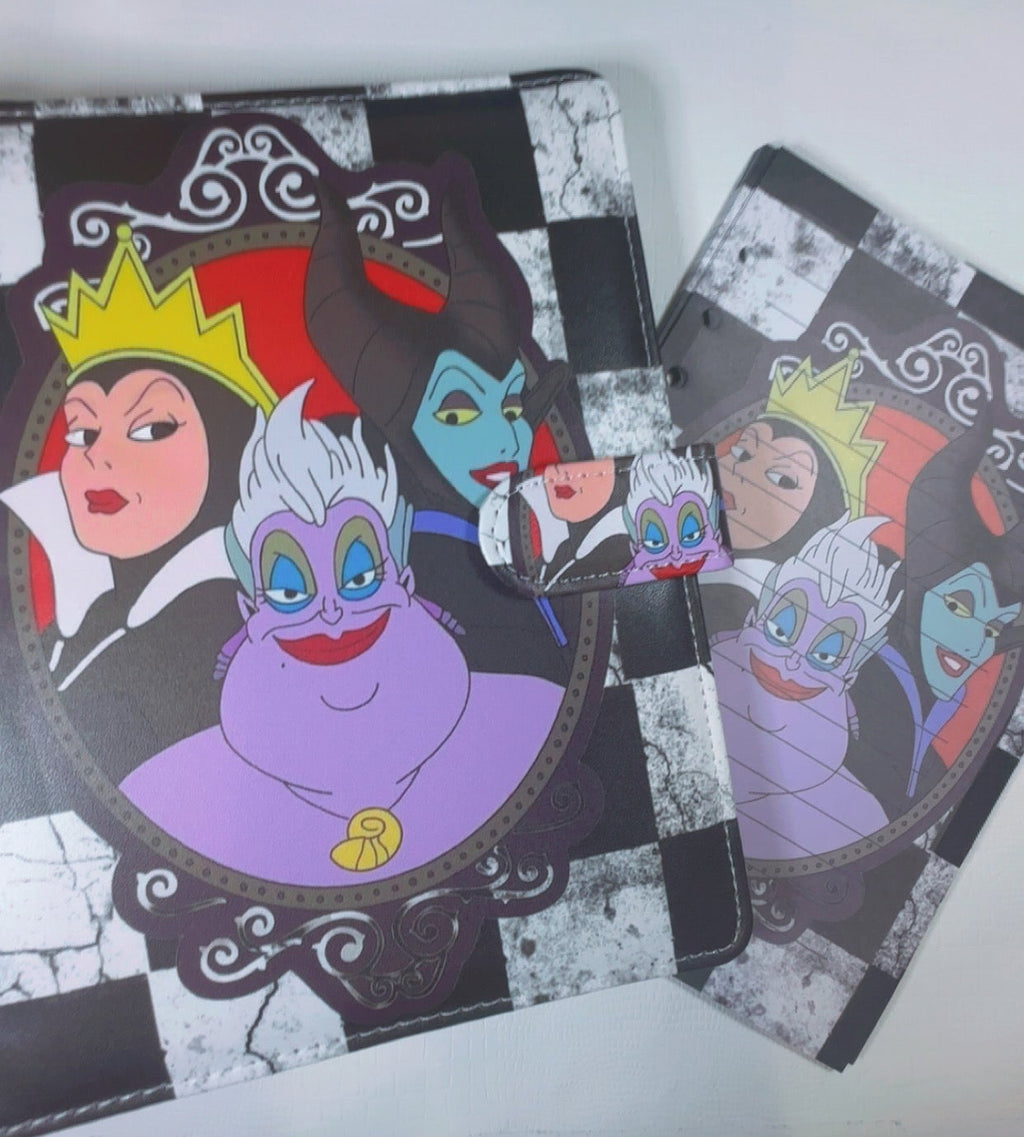 Villians A5  size Binder & Paper