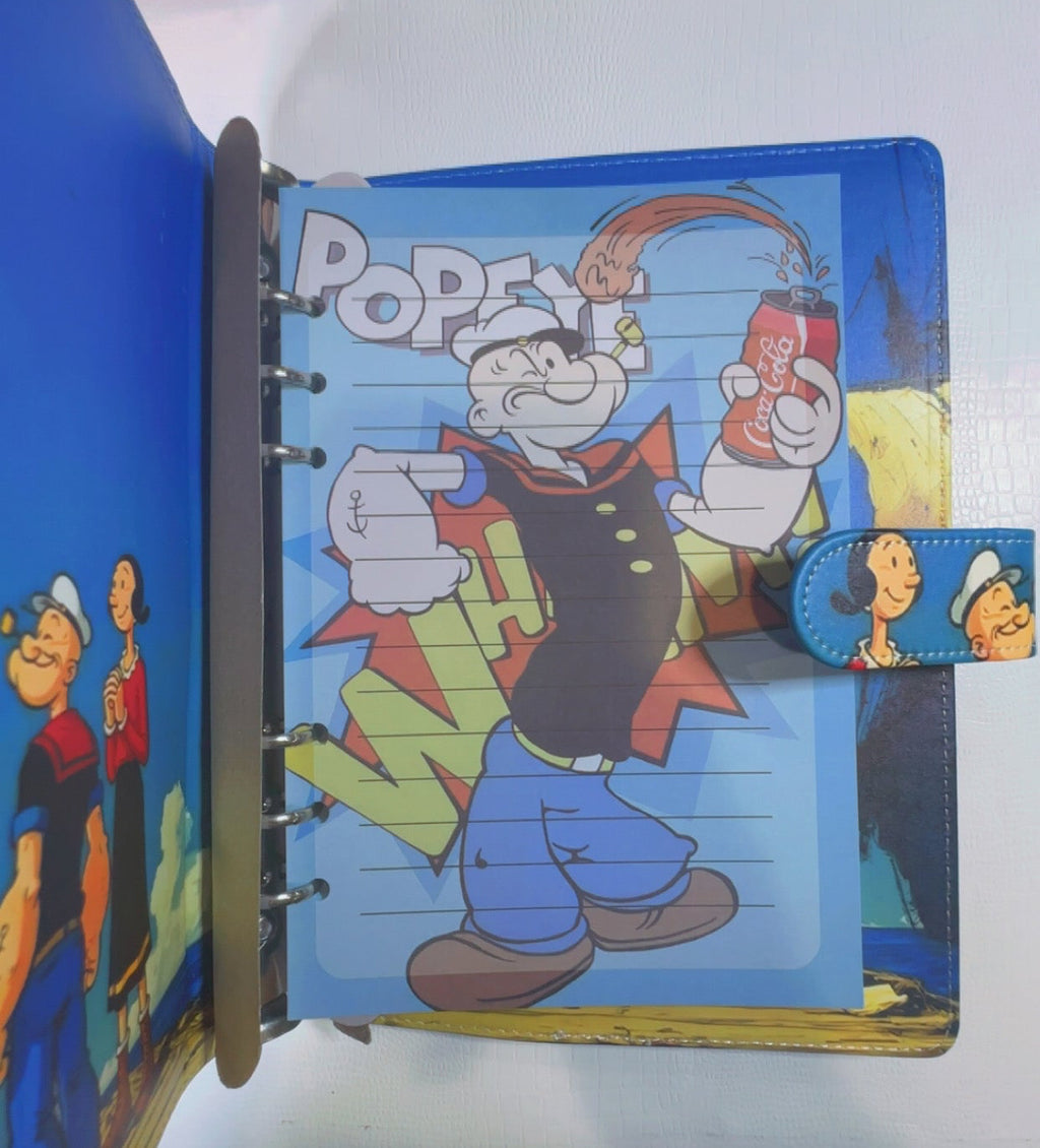 Popeye A5 Binder & Paper