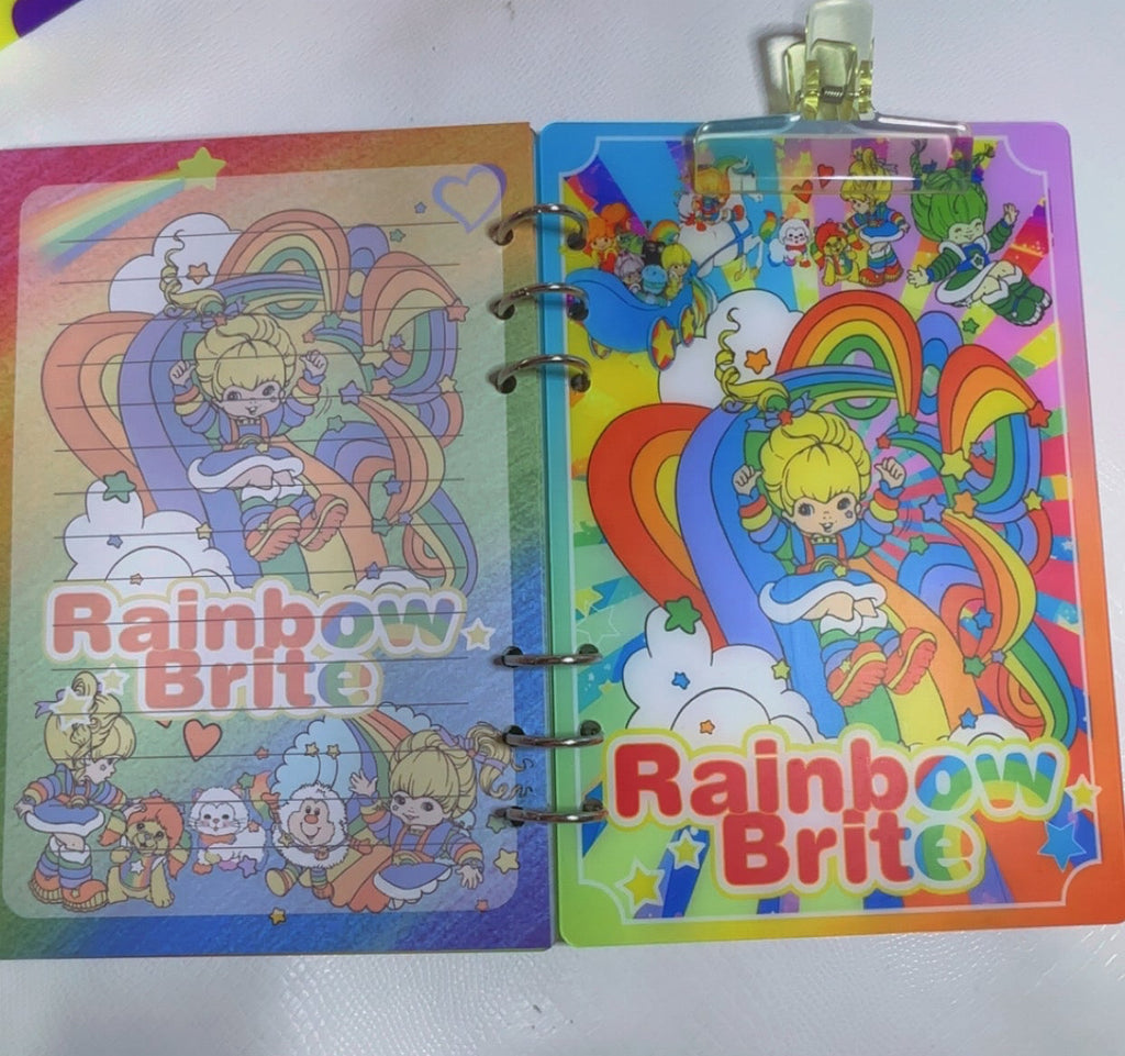 Rainbow Brite Acrylic Notebook