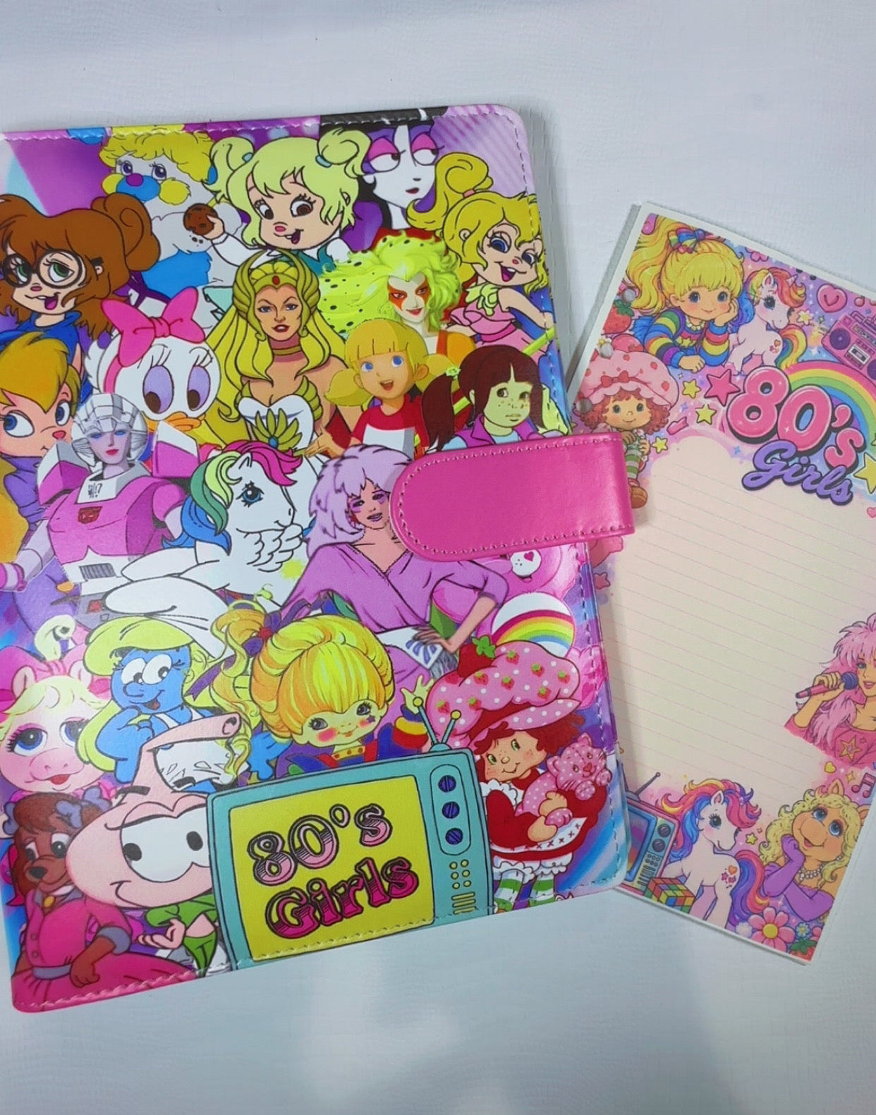 80s A5 size Binder & Paper