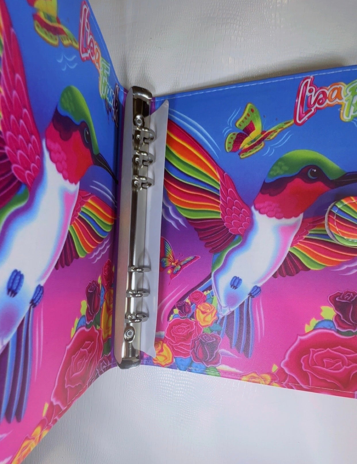 Lisa Frank Hummingbird A5 Binder & Paper