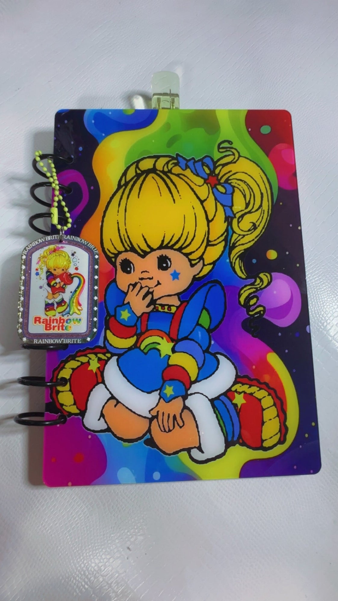 Rainbow Brite Acrylic Notebook