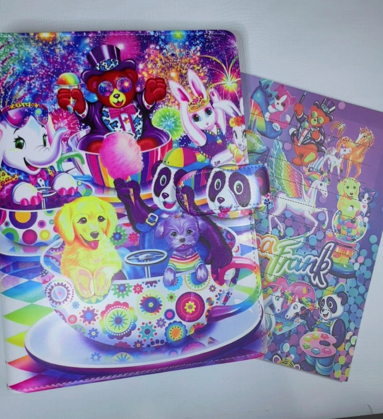 Lisa Frank Inspired A5 Binder & Paper