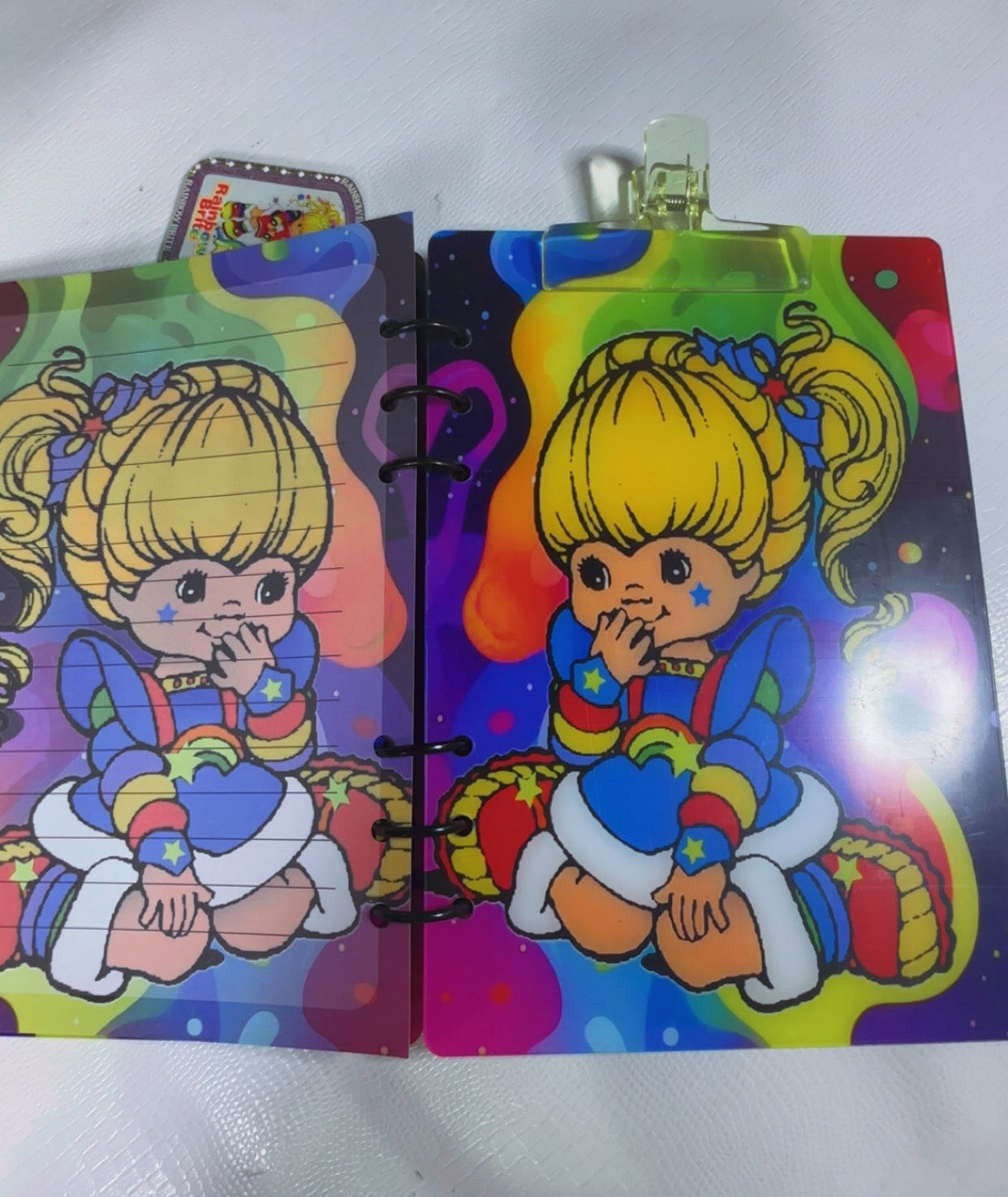 Rainbow Brite Acrylic Notebook