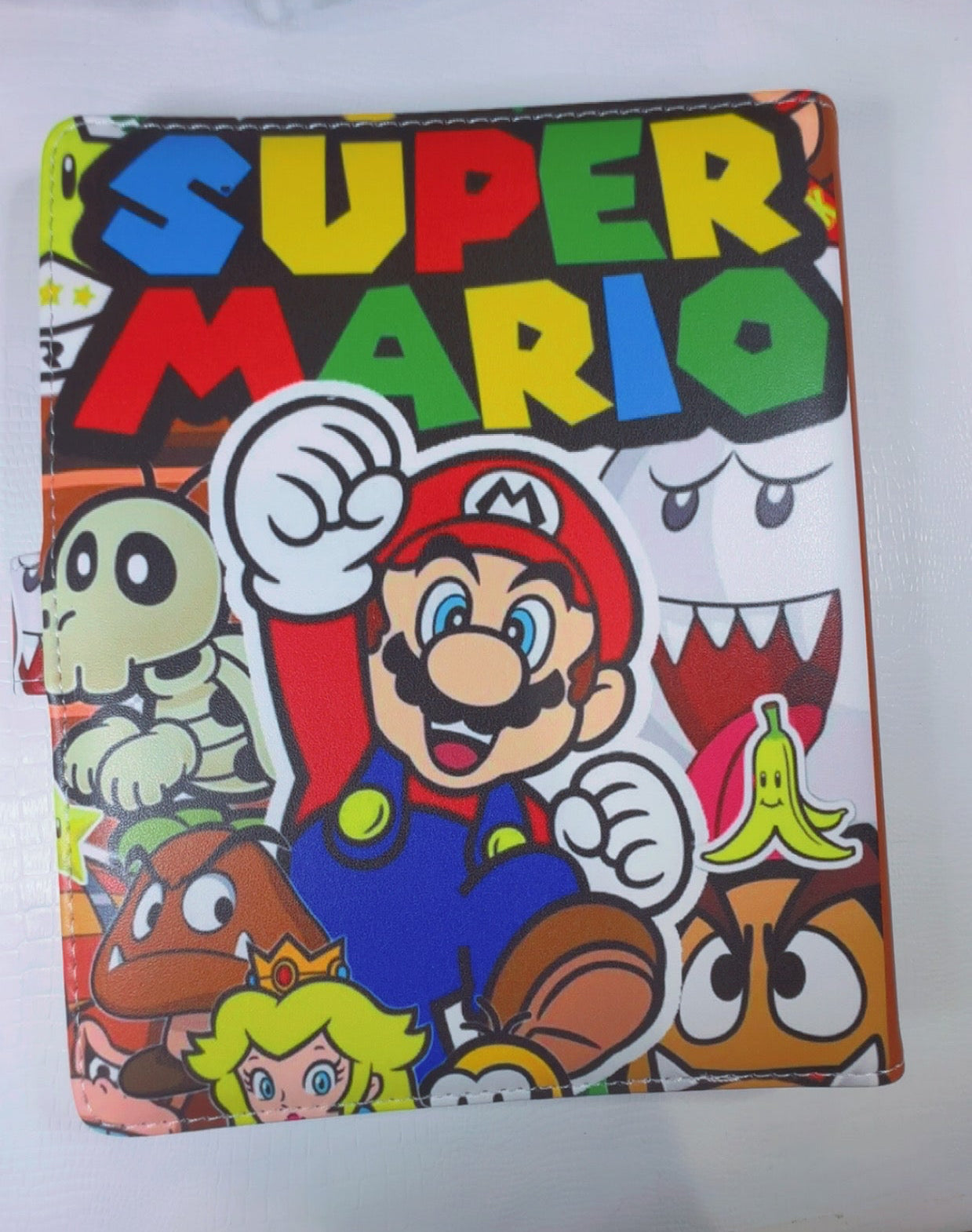 Mario Bro’s A5  size Binder & Paper