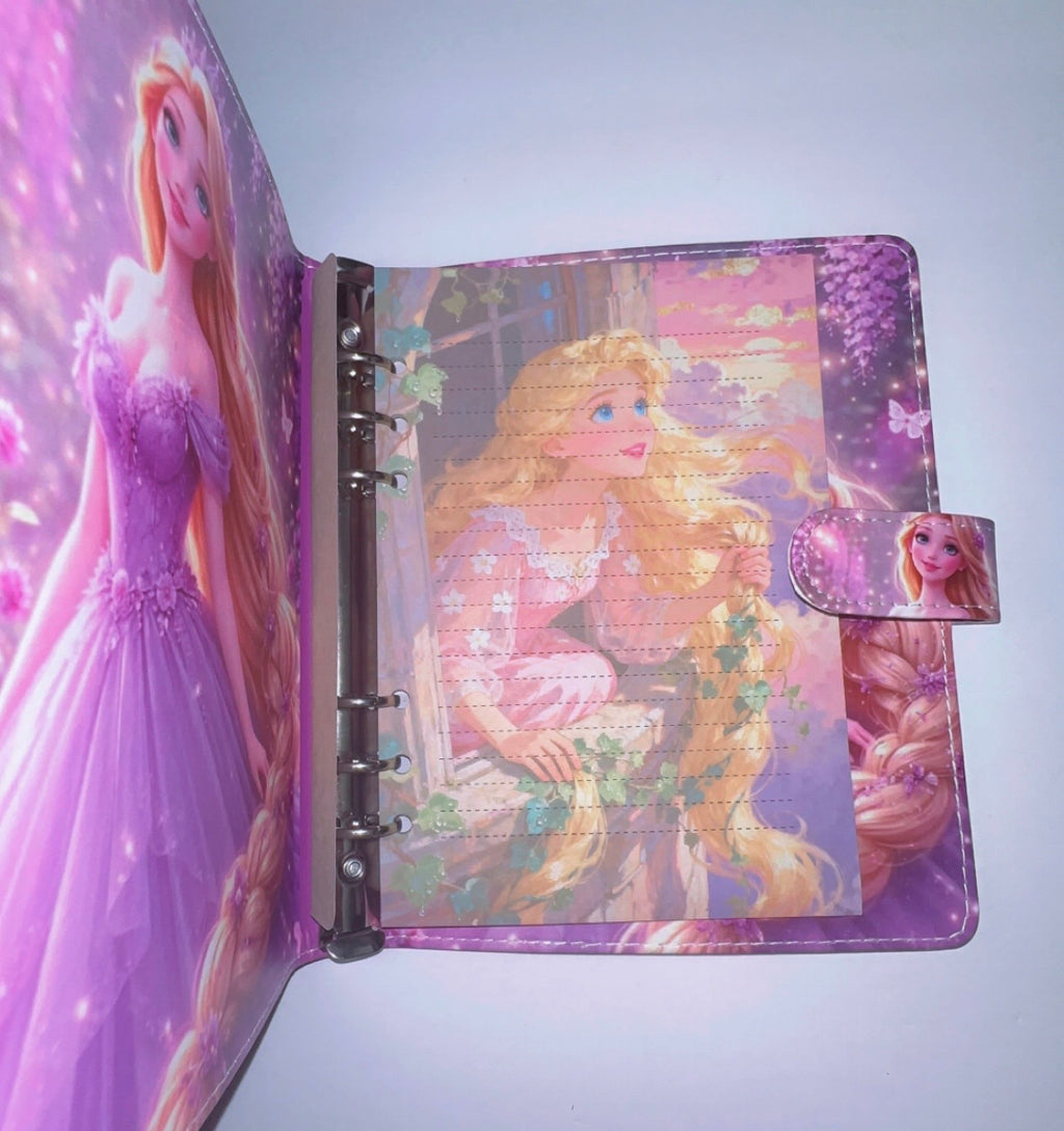 Tangled Inspired A5 Binder & Paper