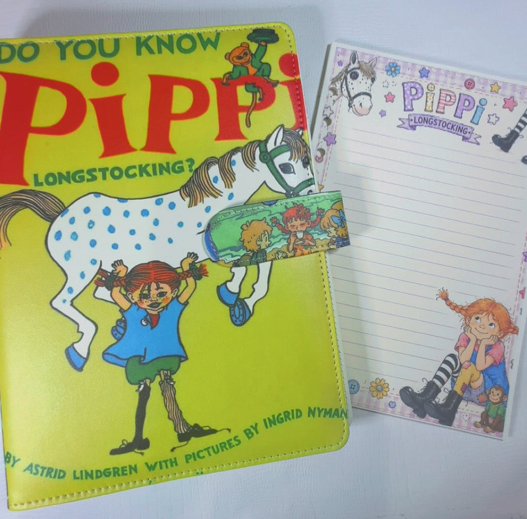 Pippi Longstocking A5 Binder & Paper