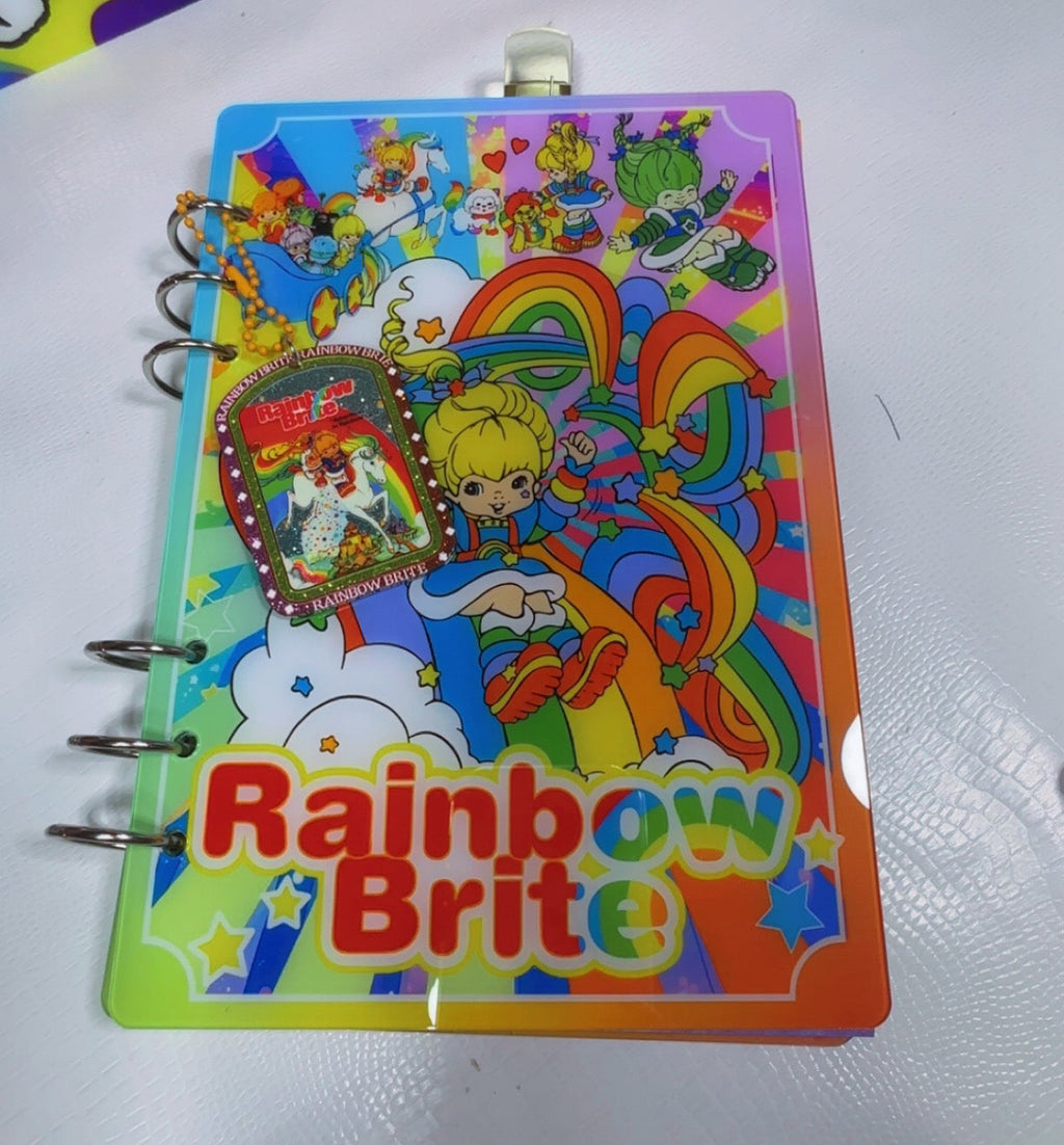Rainbow Brite Acrylic Notebook