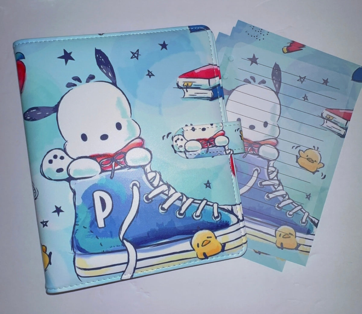 Pochacco A5 Binder & Paper