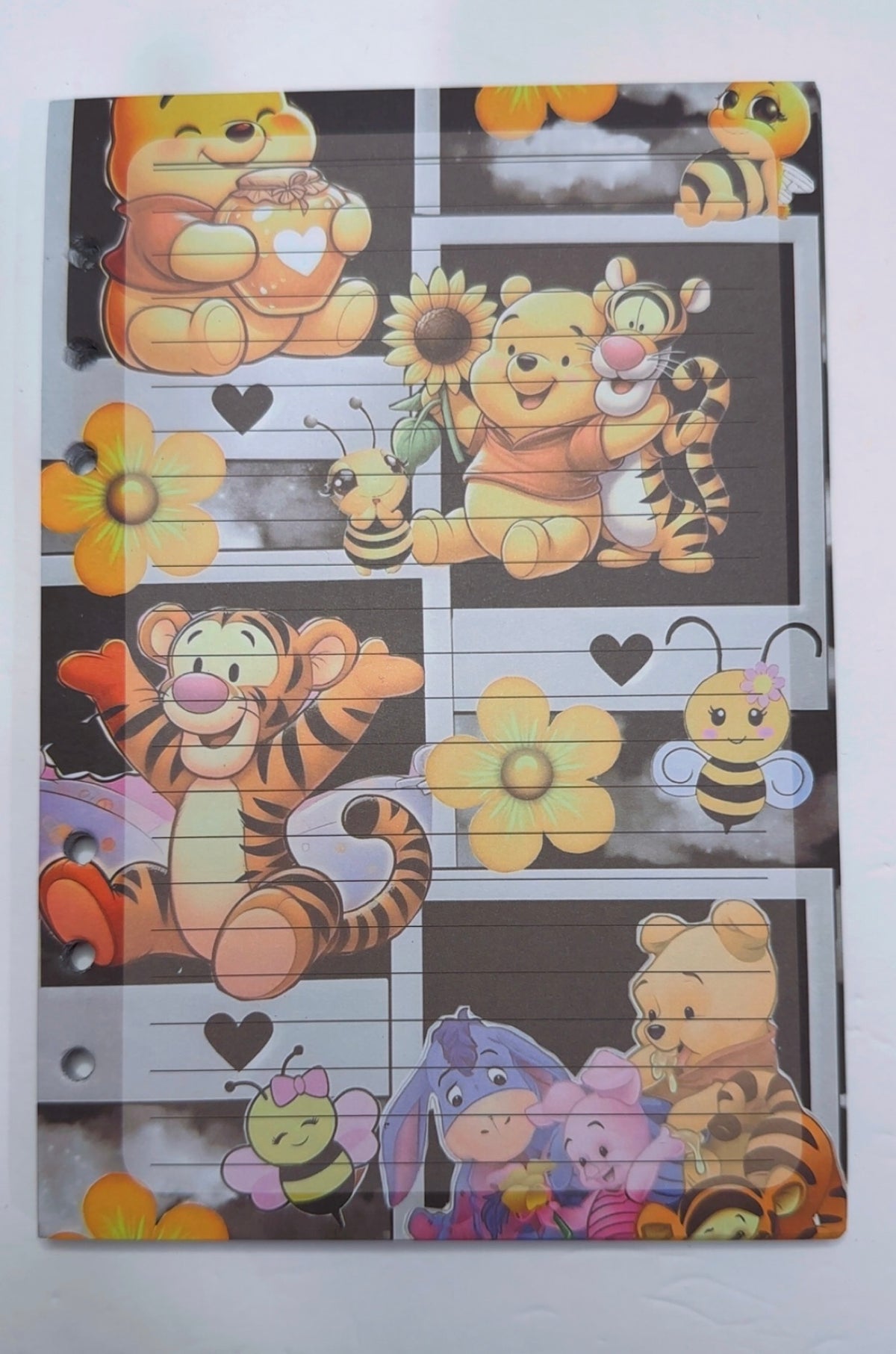 A5 Winnie the Pooh Paper