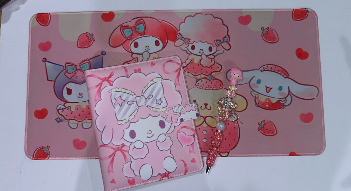 Piano Sanrio Stationary Set