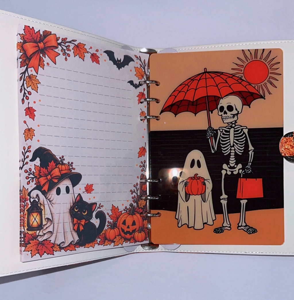 Vintage Ghost A5 Binder & Paper
