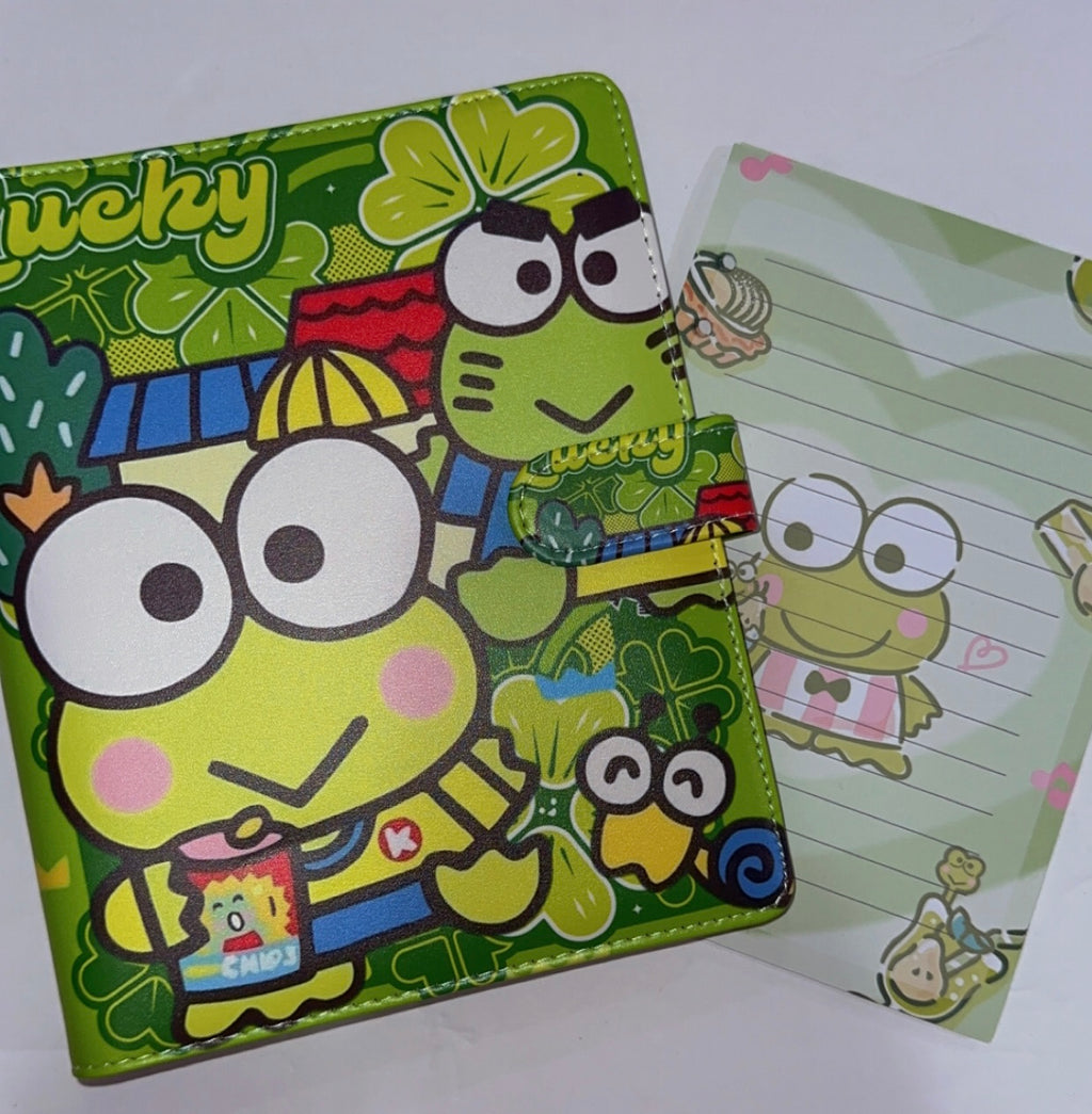 Keroppi A5 Binder & Paper