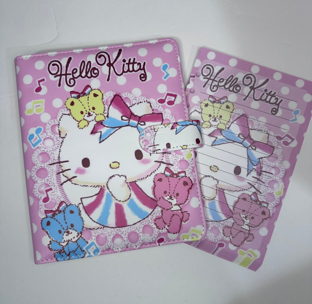 Hello Kitty A5 Binder & Paper