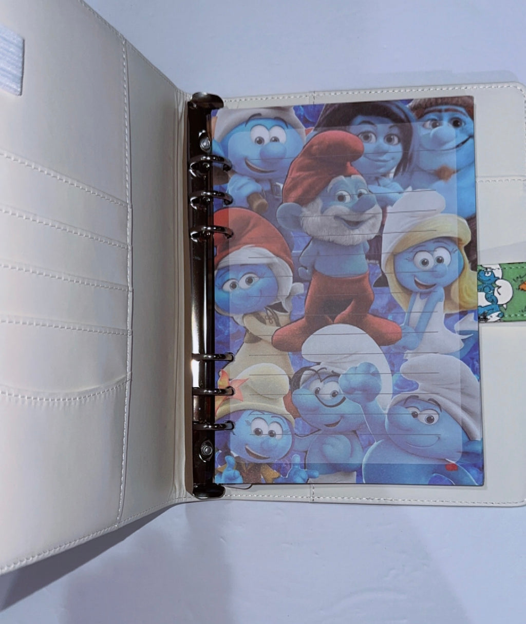 Smurfs A5 Binder with secretarial pockets