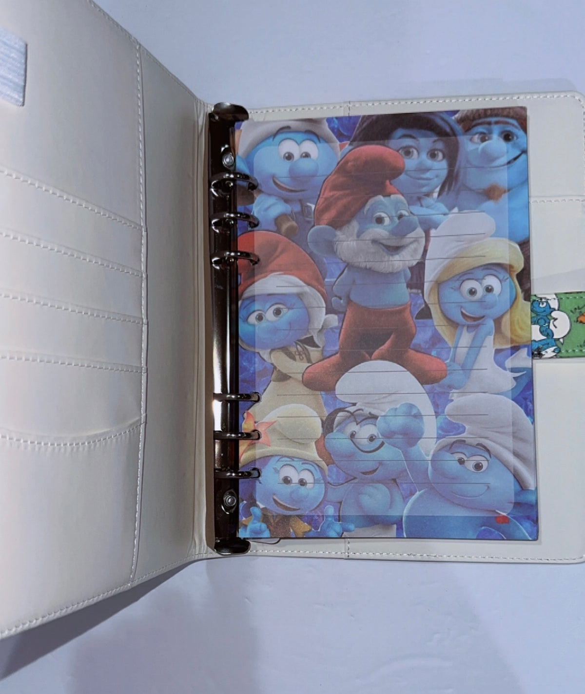 Smurfs A5 Binder with secretarial pockets