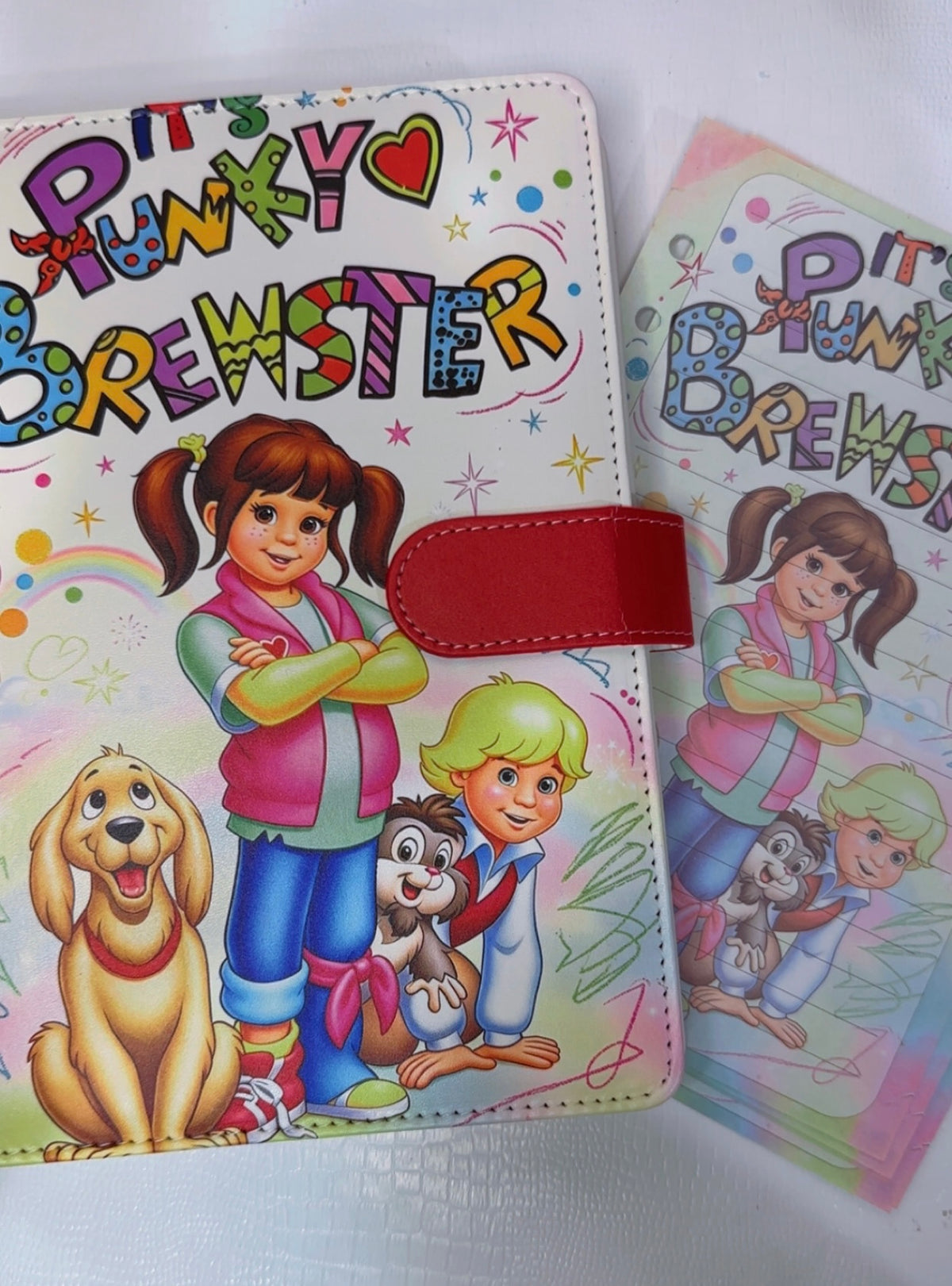 Punky Brewster A5 Binder & Paper
