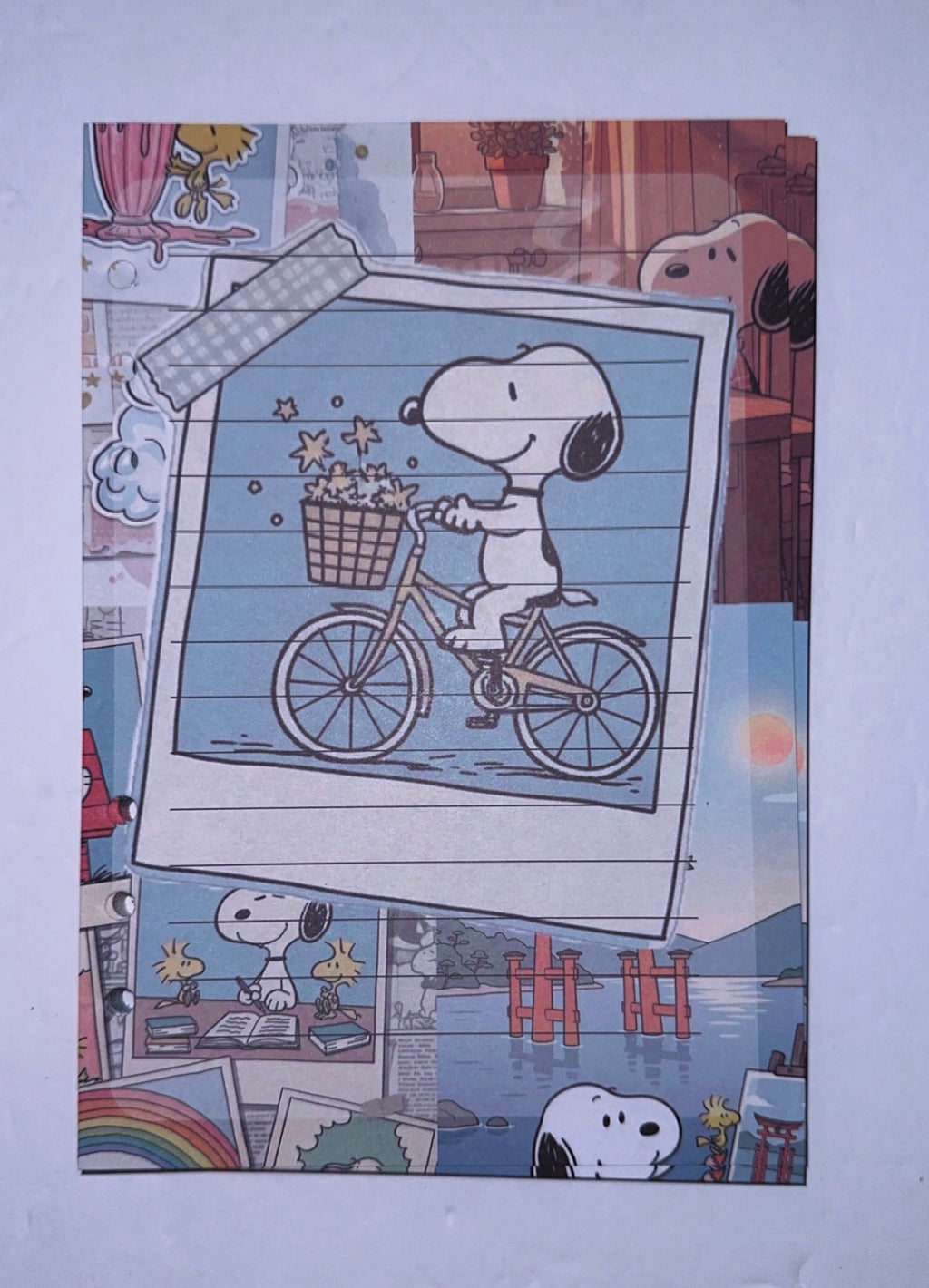 Snoopy A5 Binder & Paper