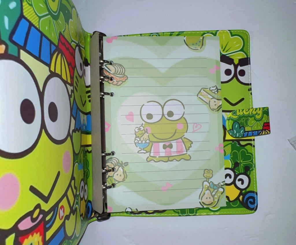 Keroppi A5 Binder & Paper