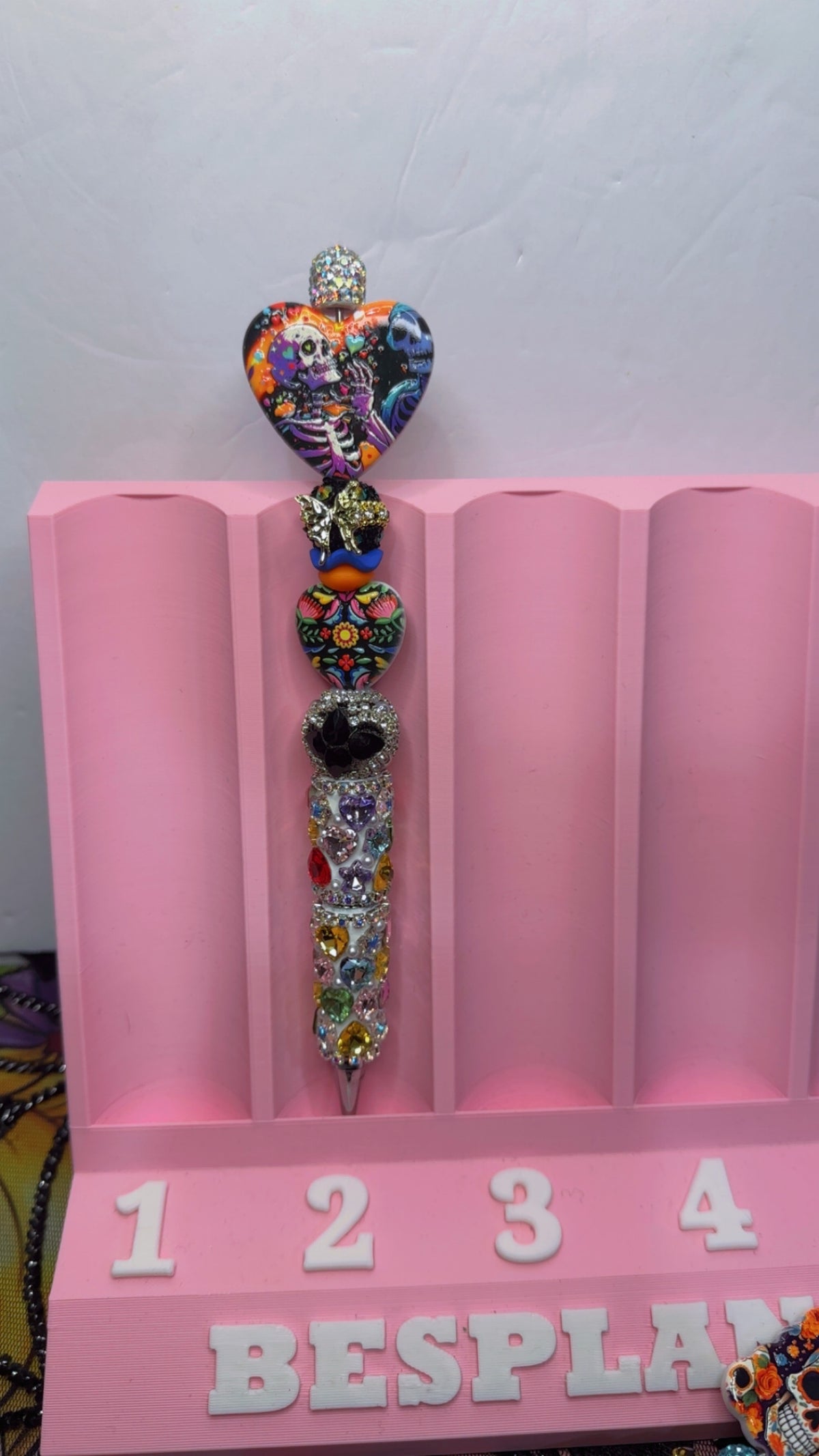Dia de los Muertos Beadable Pens