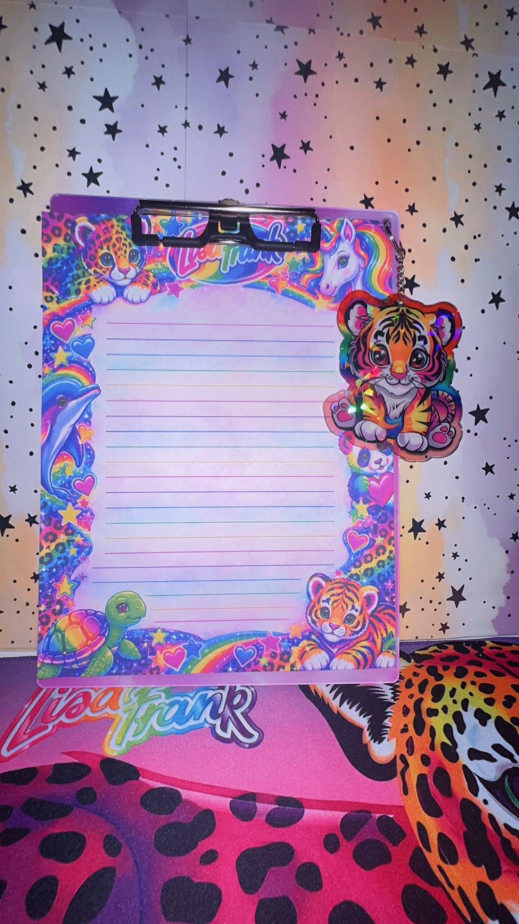 A4 Size Clipboard -Tiger