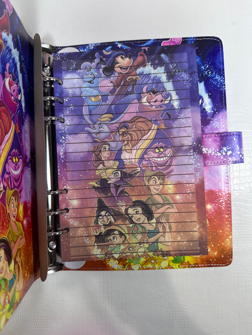 Disney Characters A5 size Binder & Paper