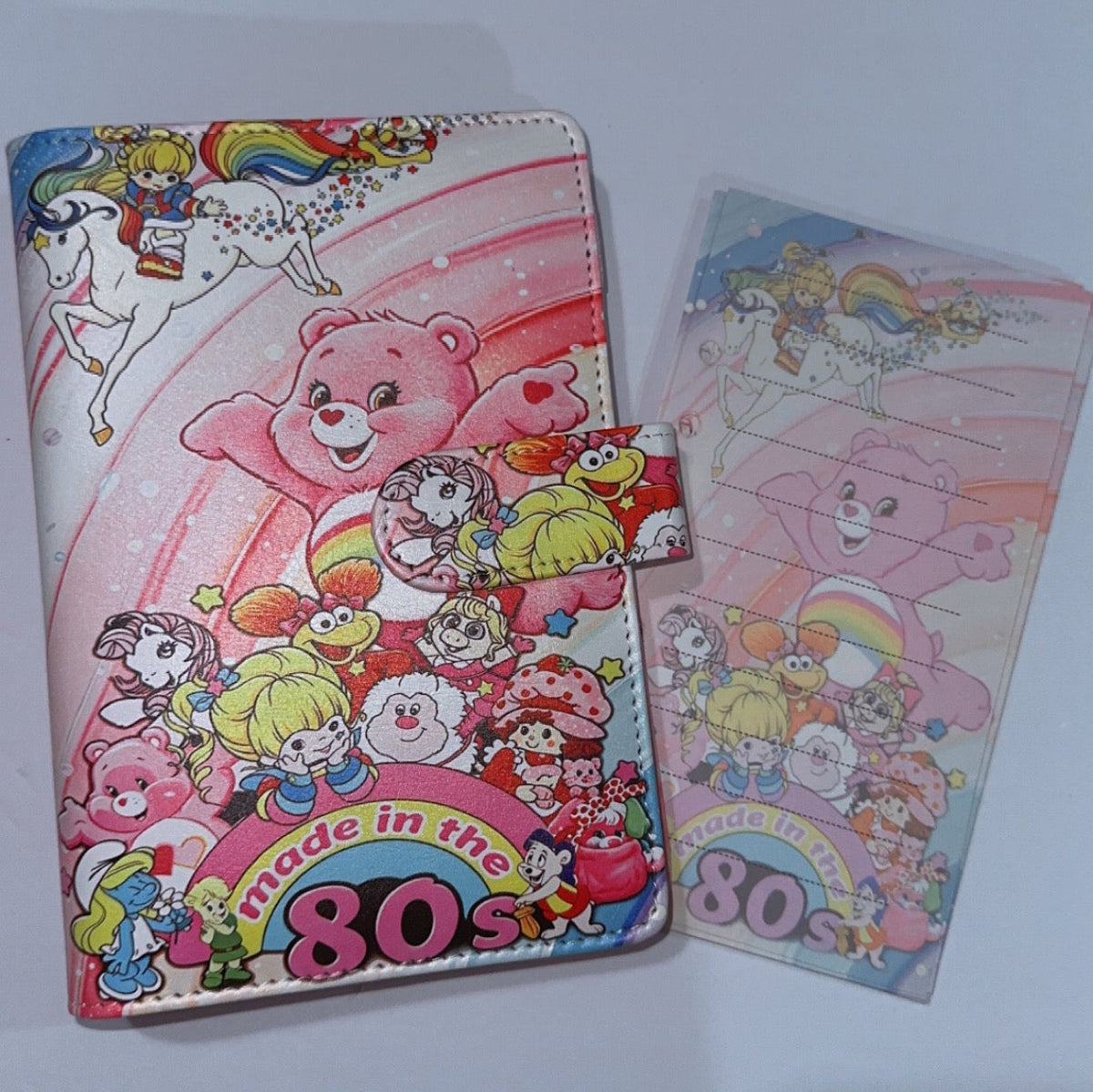 80’s -Carebear A6 size Binder & Paper