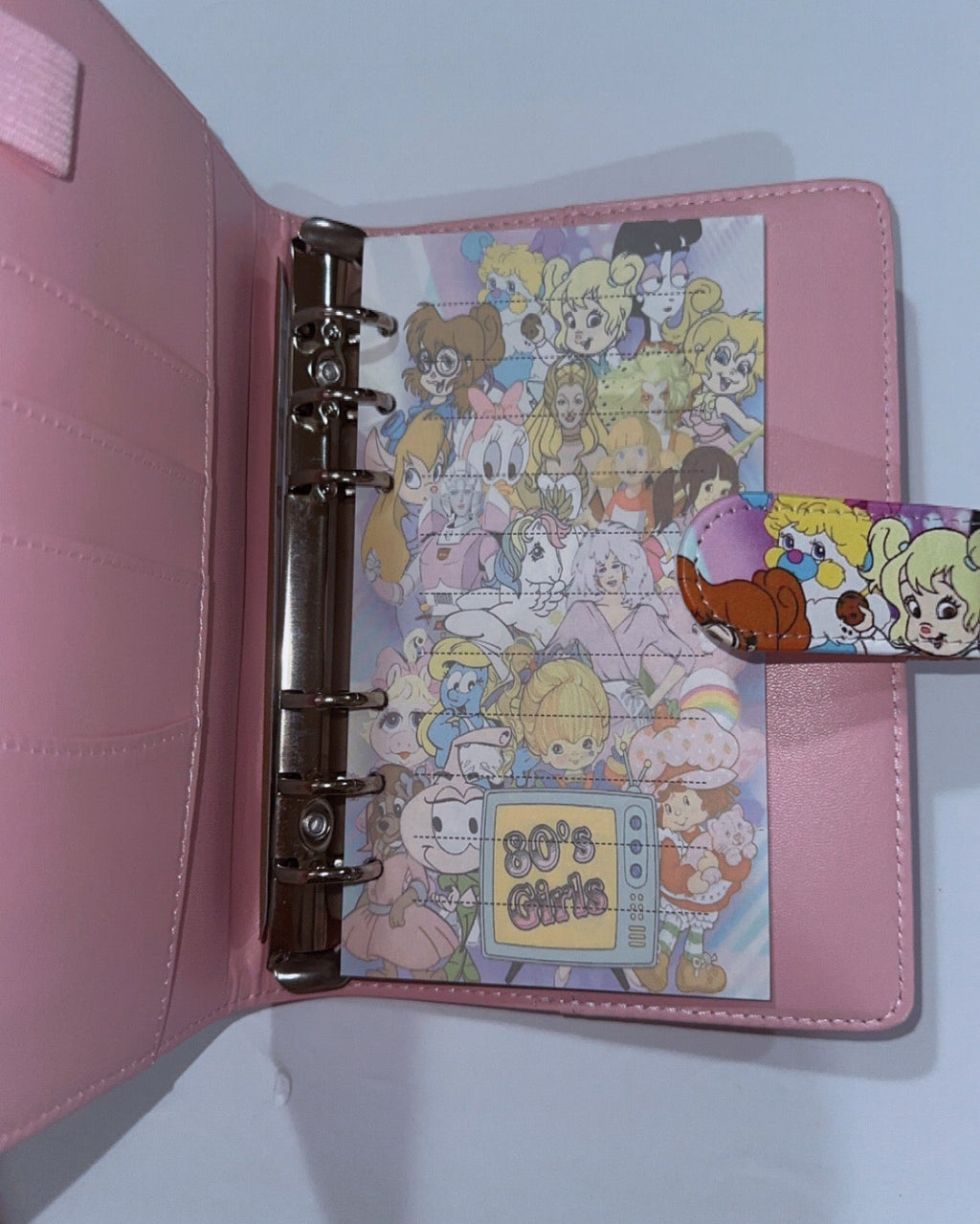 80’s A6 size Binder & Paper