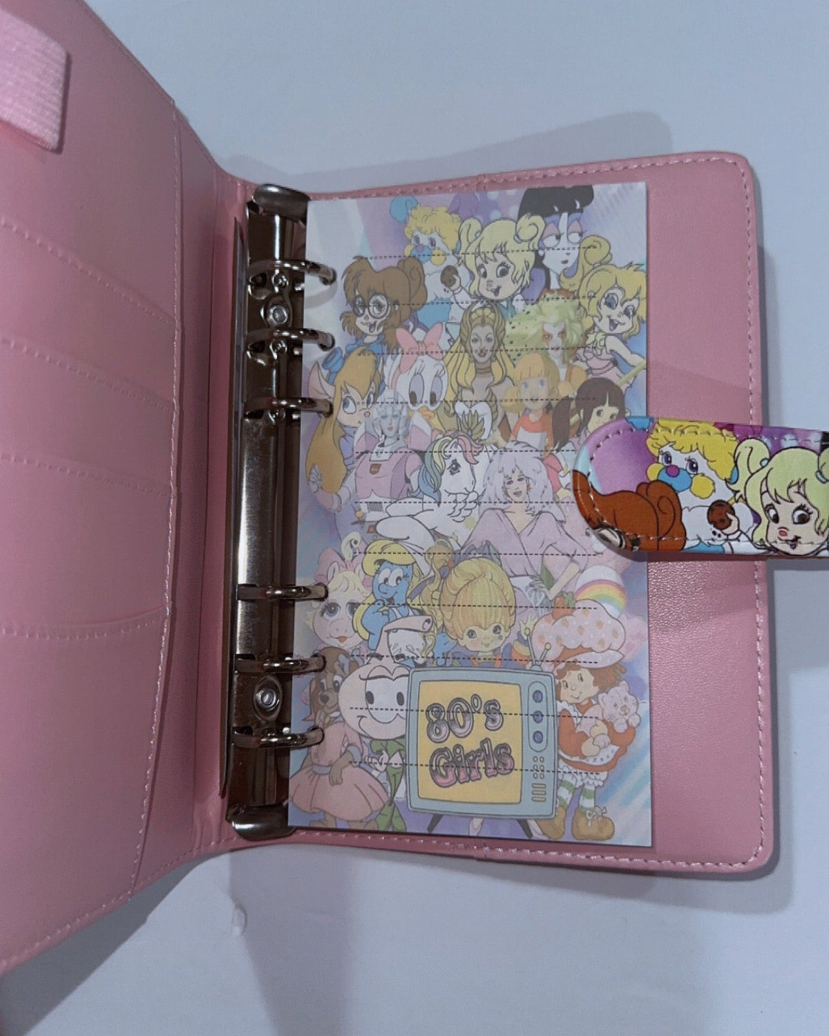 80’s A6 size Binder & Paper