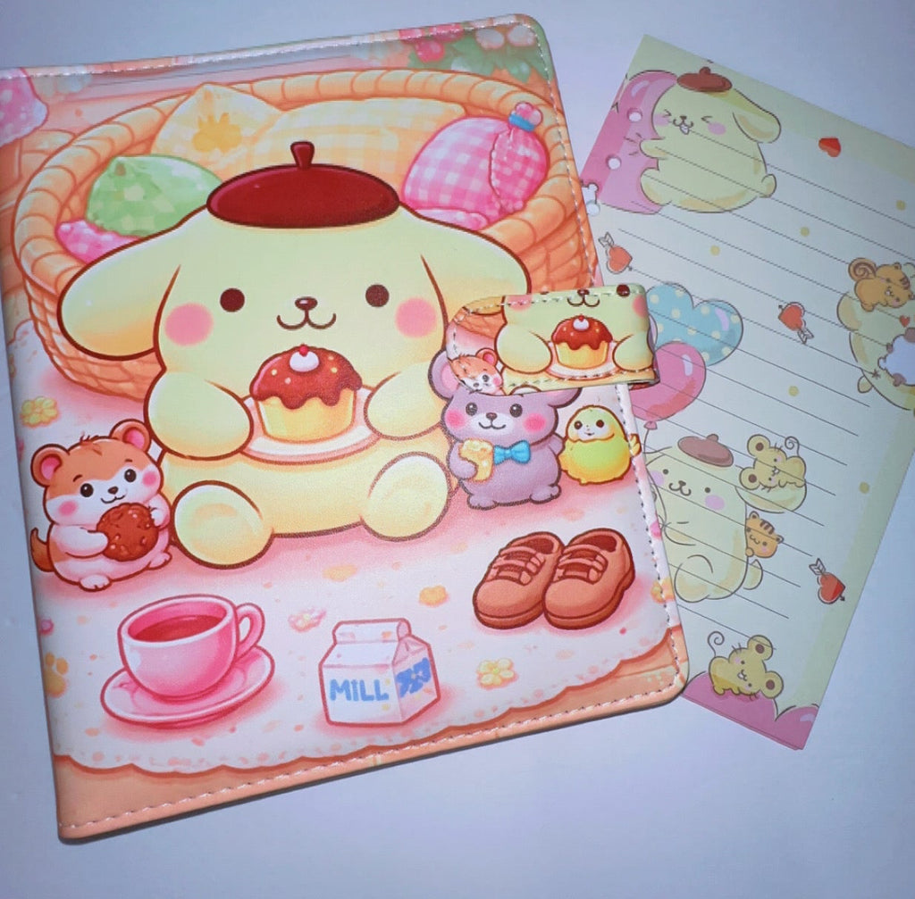 Pompompurin A5 Binder & Paper