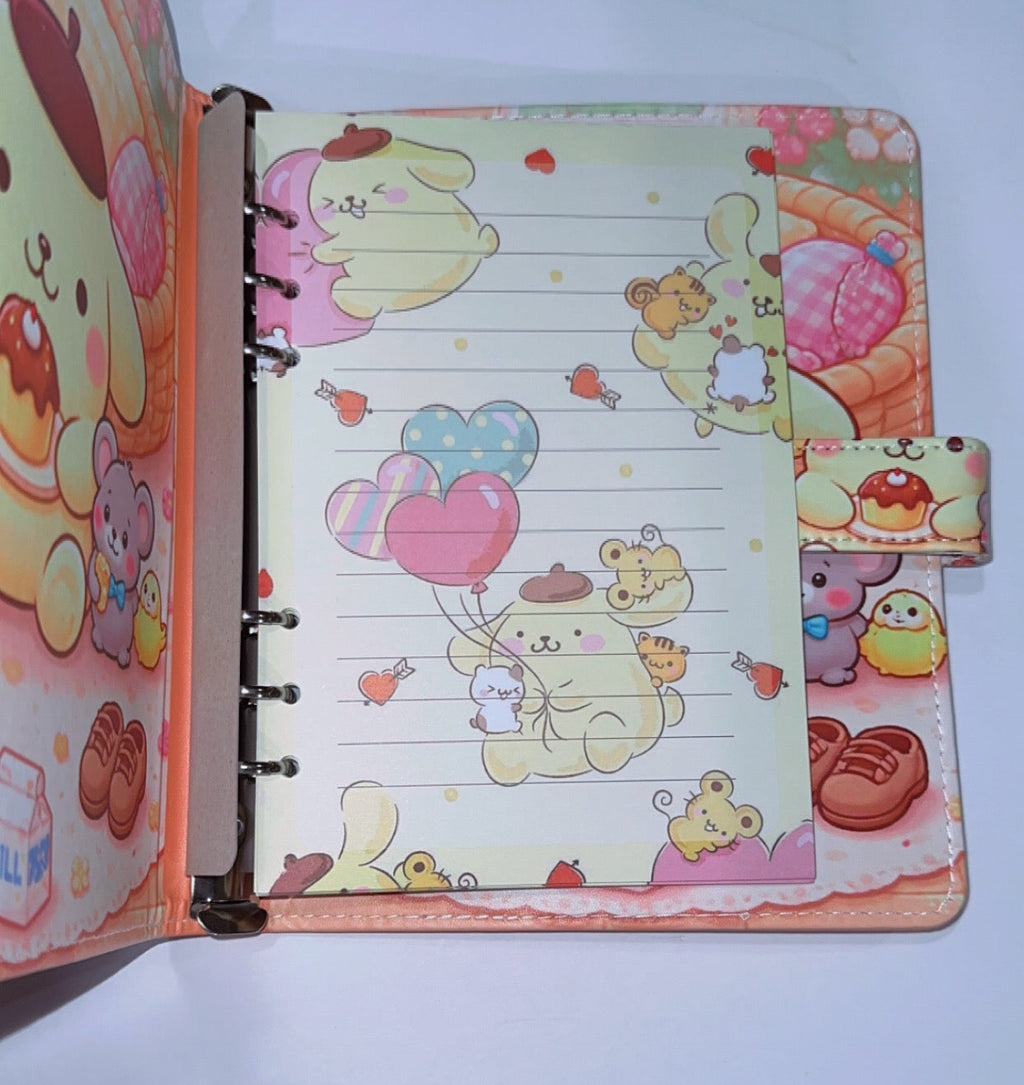 Pompompurin A5 Binder & Paper