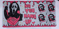 Ghost face Desk Mat