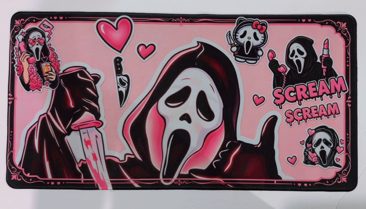 Ghostface Desk Mat