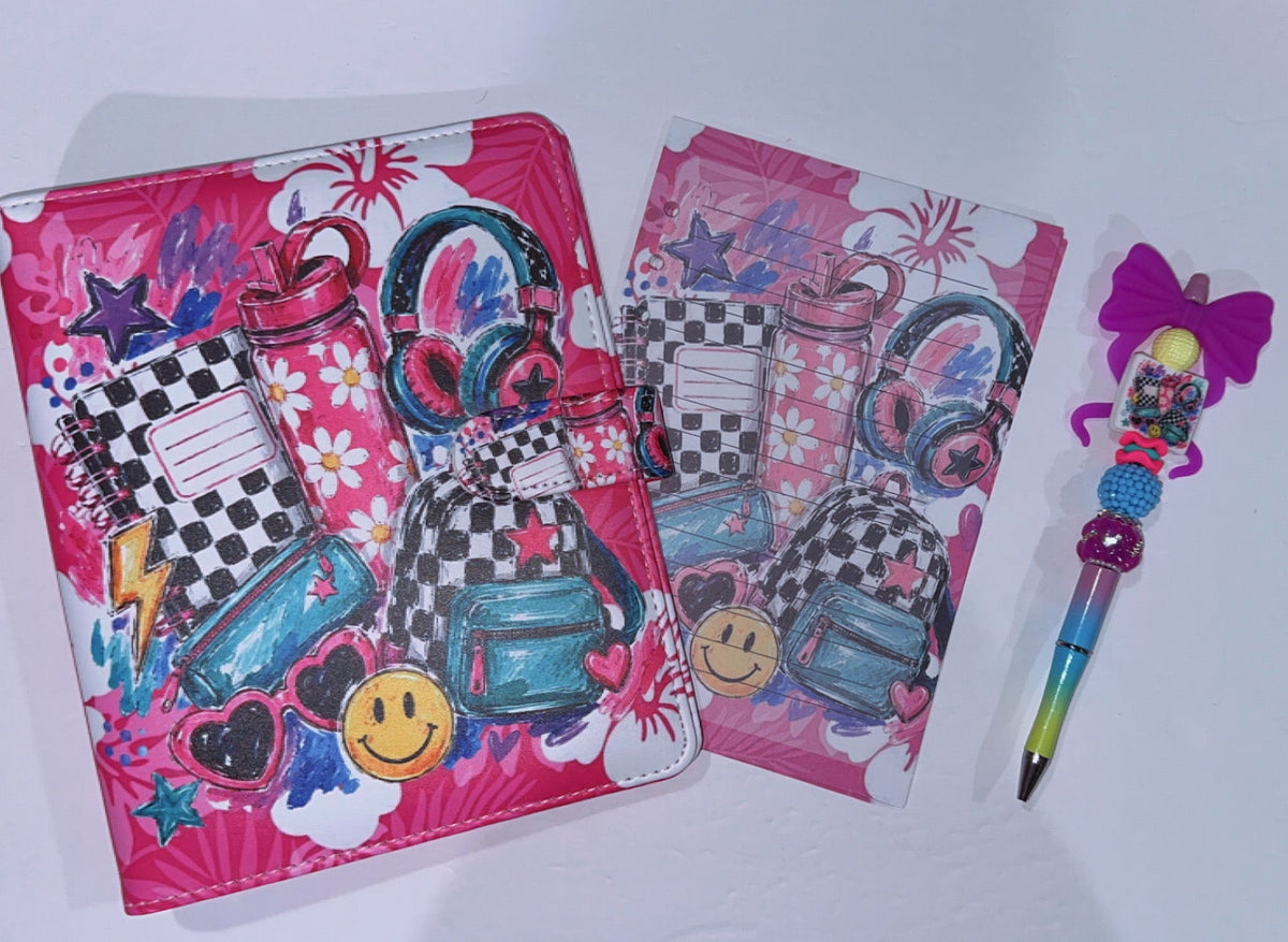 A5 Binder, Paper, & Pen