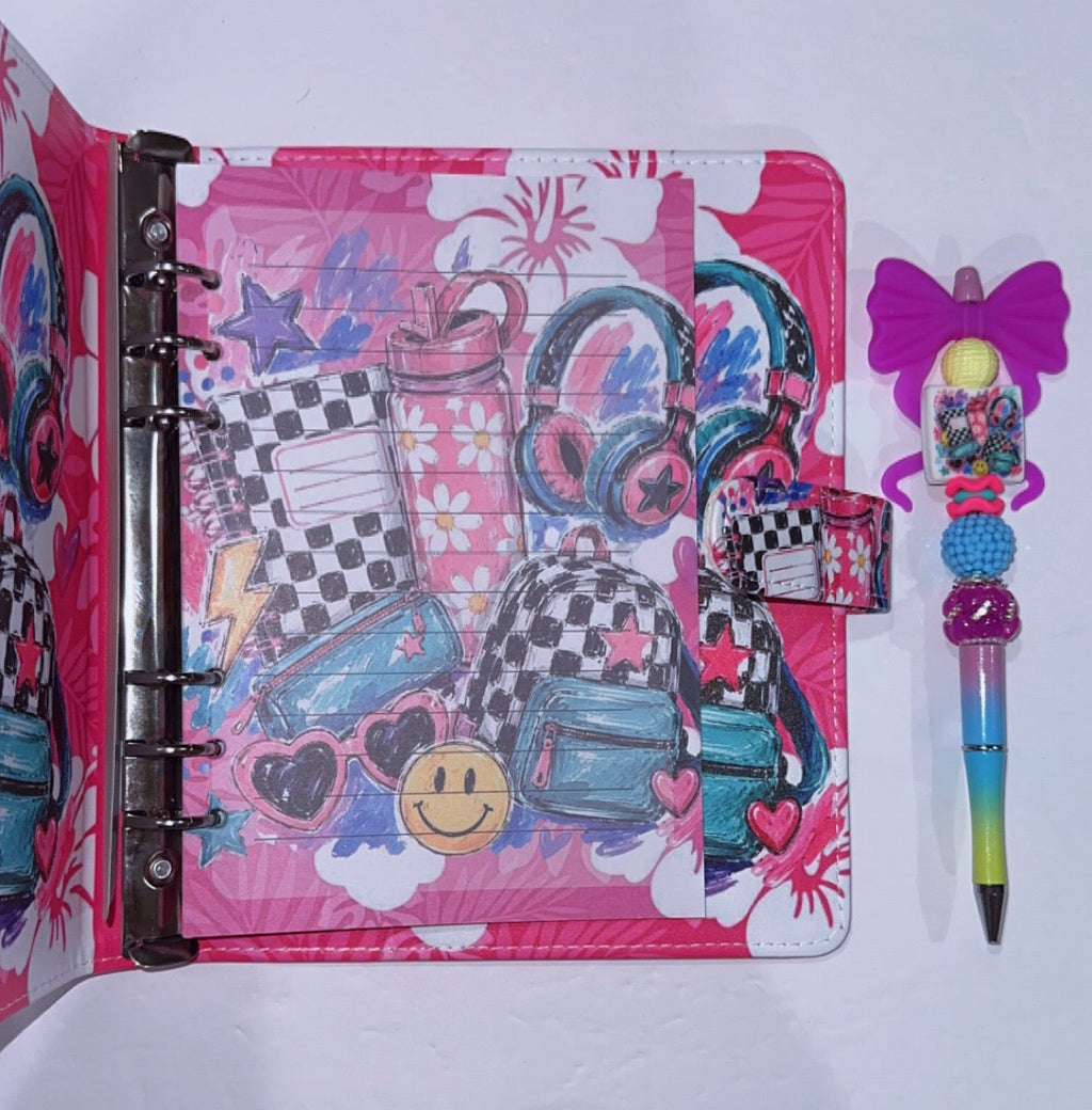 A5 Binder, Paper, & Pen