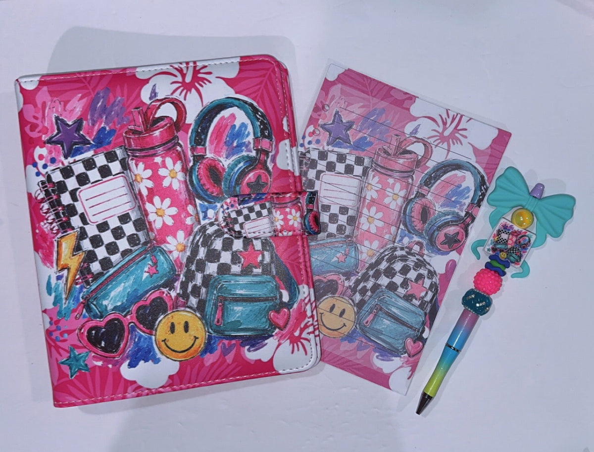 A5 Binder, Paper, & Pen