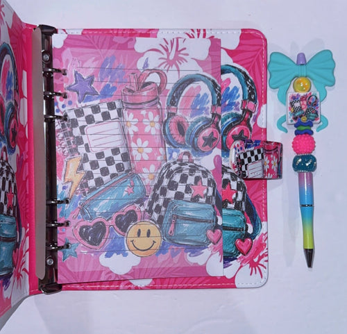 A5 Binder, Paper, & Pen