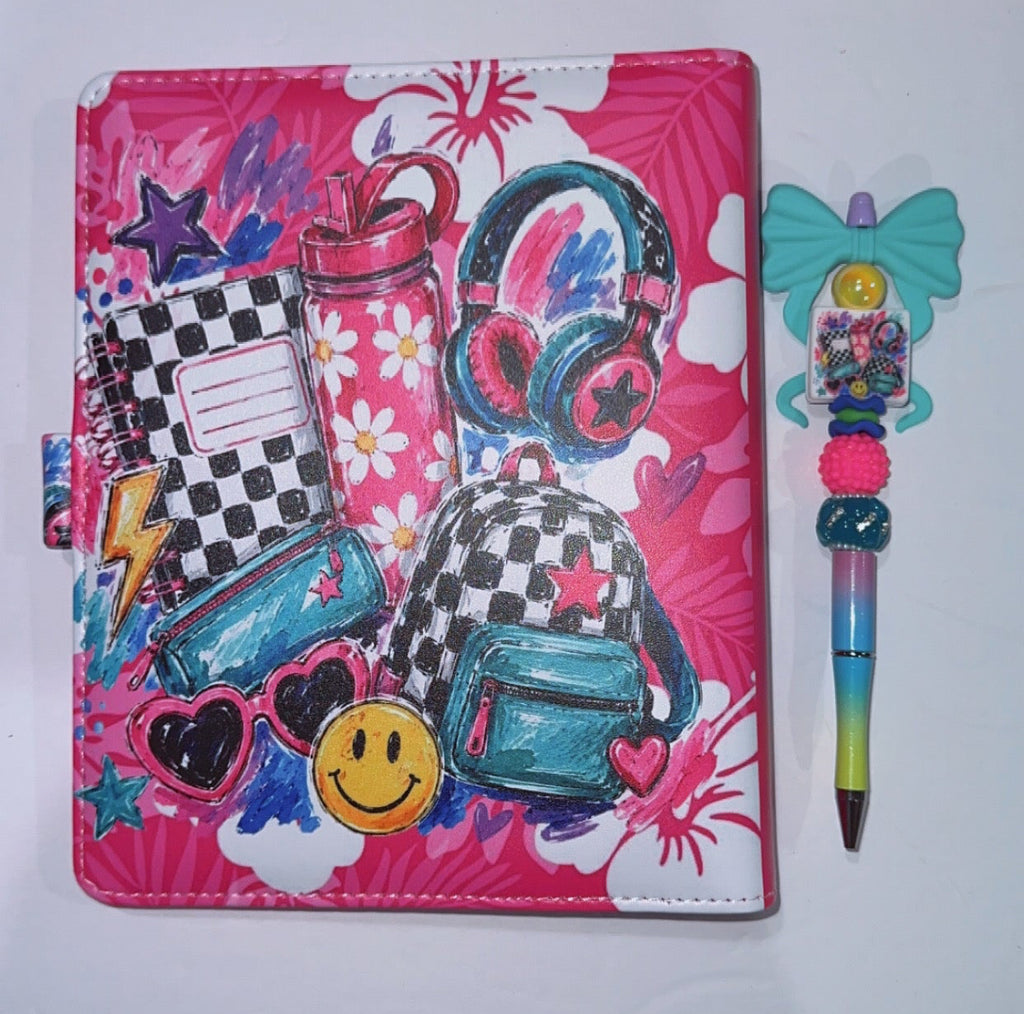 A5 Binder, Paper, & Pen