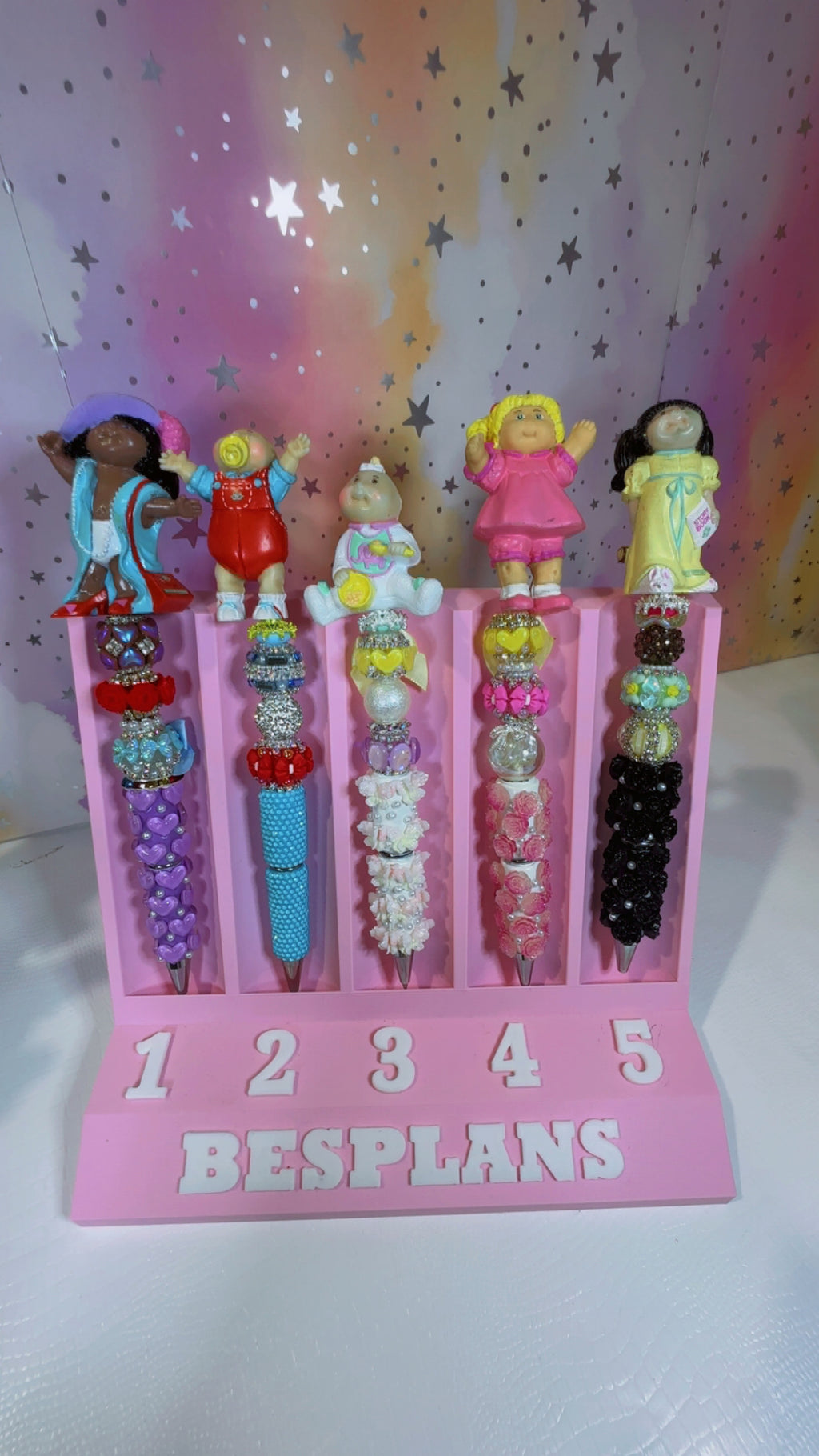 Vintage Cabbage Patch Beaded Pens
