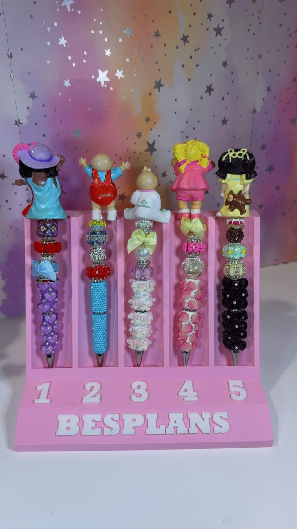 Vintage Cabbage Patch Beaded Pens