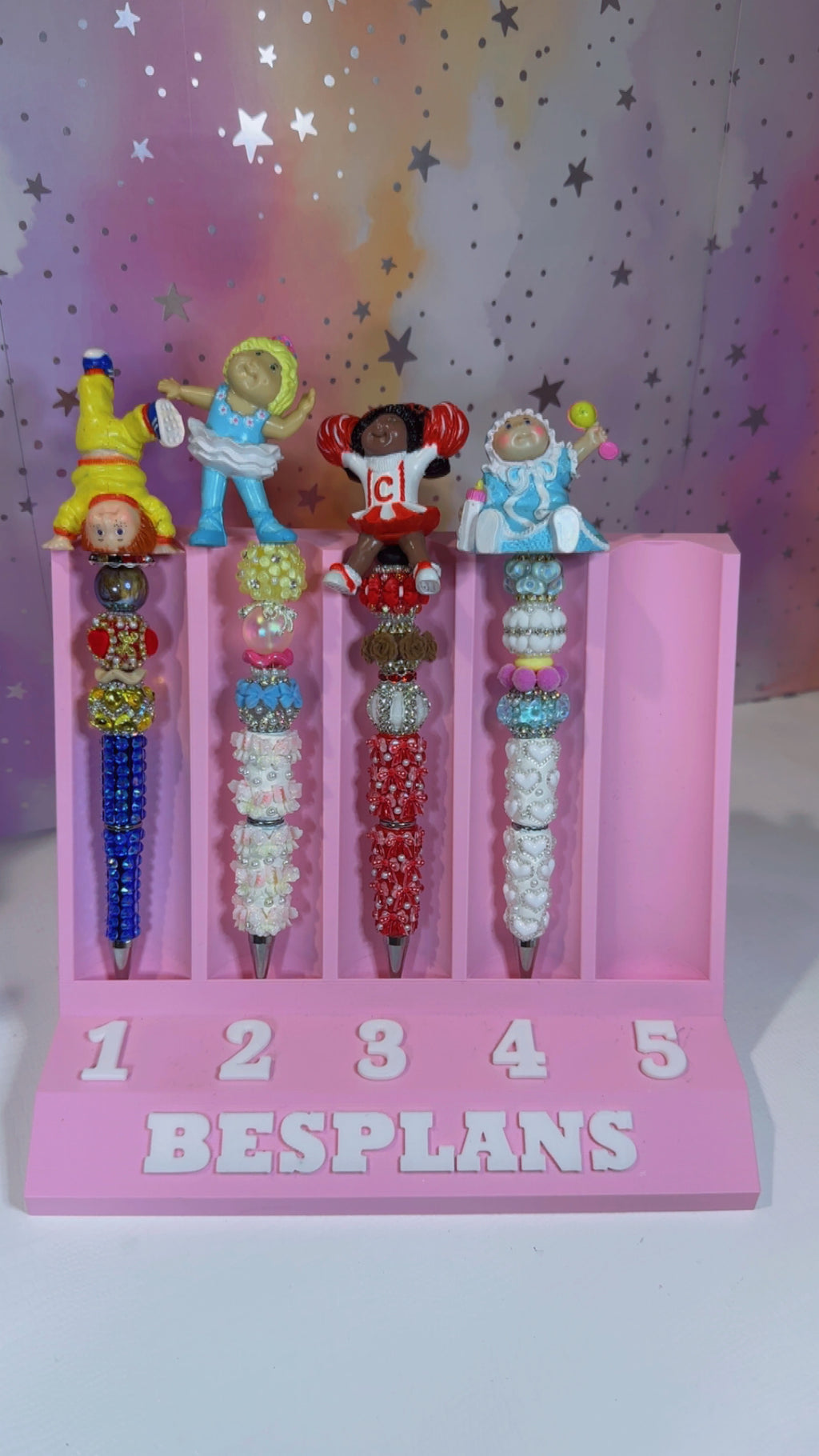 Vintage Cabbage Patch Beaded Pens