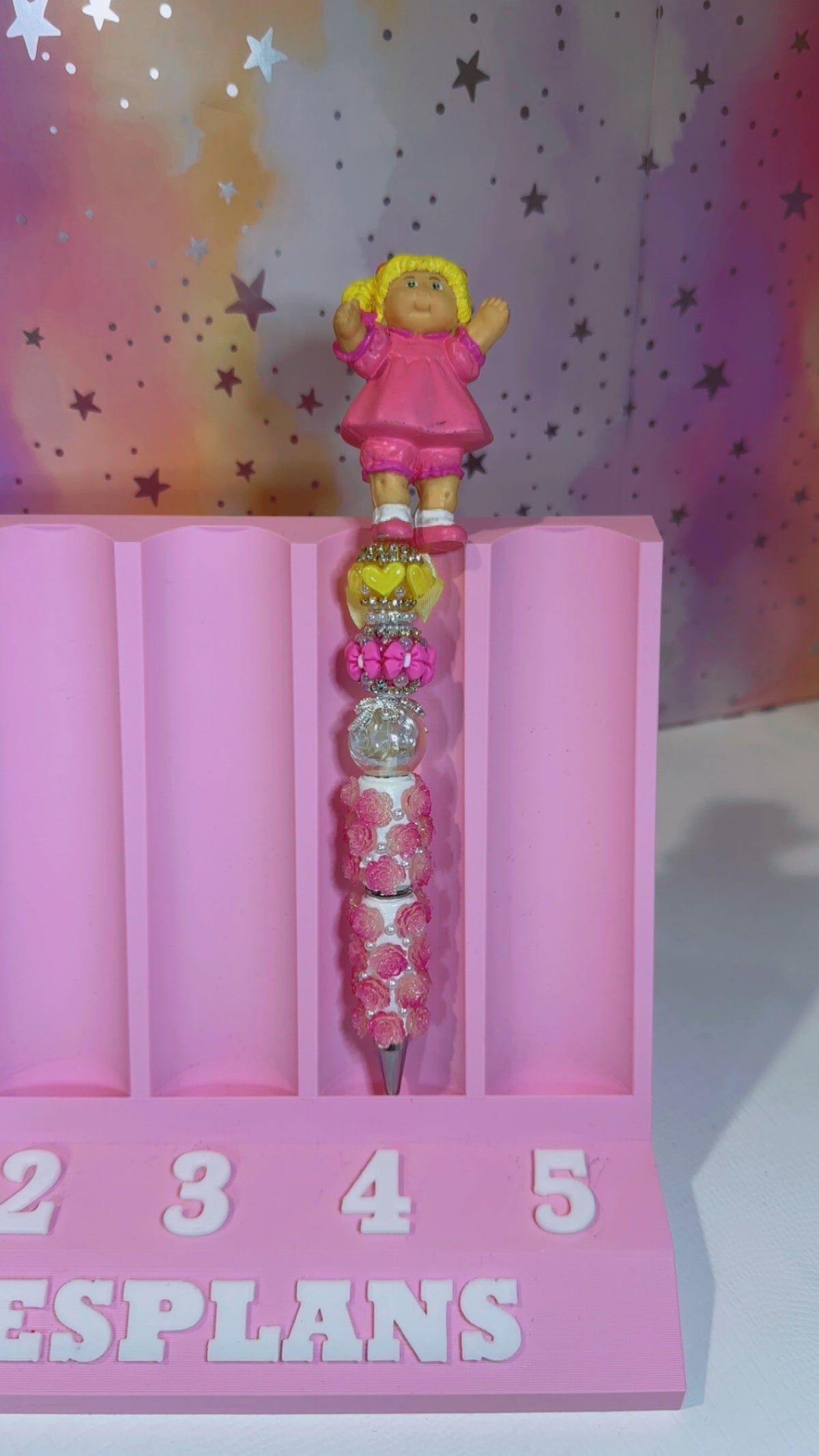 Vintage Cabbage Patch Beaded Pens